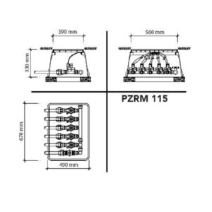Ventilová šachta Rain EZ-OPEN PZRM 115 - Jumbo – Obrázok 3