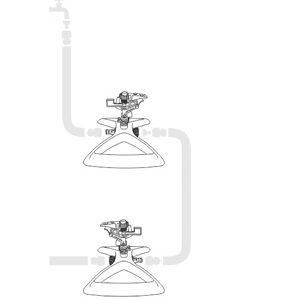 G.F. Zavlažovač impulzný plast s podstavcom - 12 m – Obrázok 3