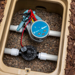 Batériová riadiaca jednotka Hunter NODE-BT-100 + Elektromagnetický ventil PGV-101G-B – Obrázok 4