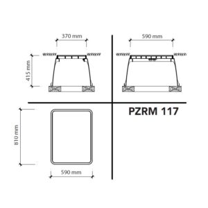 Ventilová šachta Rain EZ-OPEN PZRM 117 - Super Jumbo – Obrázok 3