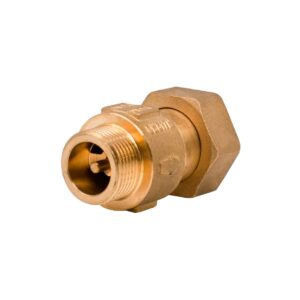 Mosadzné šróbenie k vodomeru so spätnou klapkou 1/2"x3/4" - PN10 – Obrázok 2