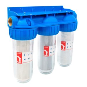 Ermetiq Trojitý filter 10" Everline EWY-3F11/10 s vložkami - 1" – Obrázok 3