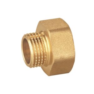 Everline Mosadzná spojka redukovaná 1/2"x3/4" (vonk. x vnút. závit) - PN10 – Obrázok 1