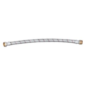 Everline Tlaková flexibilná hadica priama potiahnutá gumou 1" (vonk. x vnút. závit) - 65 cm – Obrázok 1