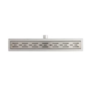 Lineárny sprchový žľab 800mm x 70mm CLASIC, nerezové teleso a rošt – Obrázok 1