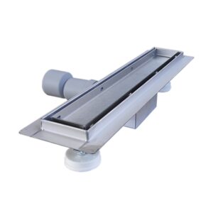 Lineárny sprchový žľab 800mm x 70mm LUXURY, nerezové teleso a rošt – Obrázok 3