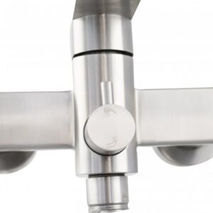 Ermetiq Vaňová batéria dlhá so sprchou INOX prevedenie – Obrázok 4