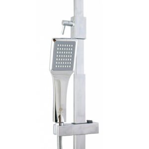 Ermetiq Sprchový set fix+hadica, 2 ks sprchové hlavice s batériou MODERN design – Obrázok 3