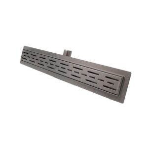 Lineárny sprchový žľab 700mm x 70mm CLASSIC GRI (sivý), nerezové teleso a rošt – Obrázok 2