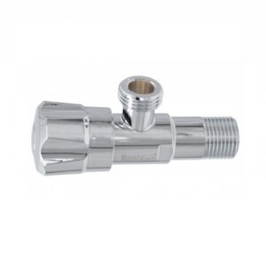 Práčkový rohový ventil INOX s keramickou vložkou 1/2x3/4" CLASSIC